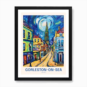 Gorleston On Sea England 2 Uk Travel Poster Art Print