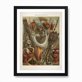 Vintage Meyers 9 Kultur Ozeanisch Art Print