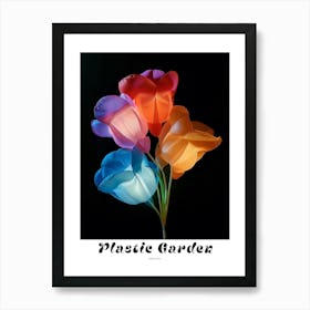 Bright Inflatable Flowers Poster Sweet Pea 1 Art Print