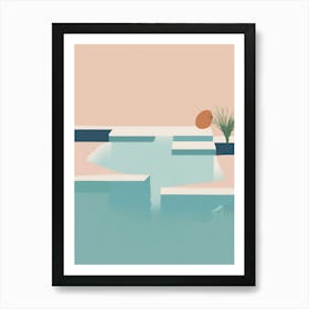 'Swimming Pool' Art Print