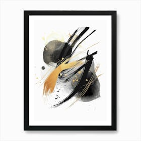 Abstract Brushstrokes Canvas Print 11 Art Print