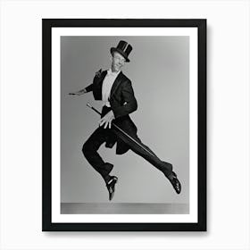 American Actor And Dancer Fred Astaire Art Print