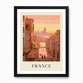 Vintage Travel Poster France 3 Art Print