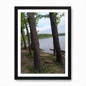 View Of A Lake Art Print