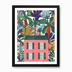 Jungle House Art Print