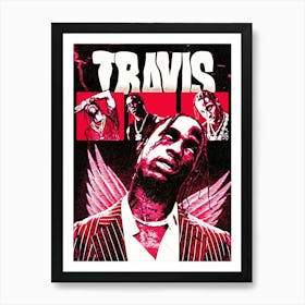 Travis Scott 3 Art Print