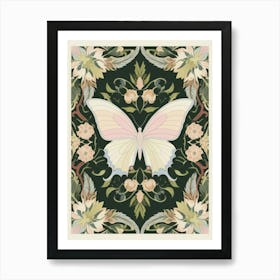 William Morris Print Butterfly Botanical Exhibition Poster Vintage Wall Art Textiles Art Vintage Poster Art Print Art Print