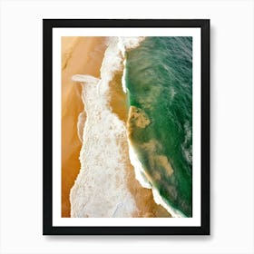 Aerial View Of The Beach 3 Art Print