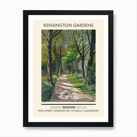 Kensington Gardens London Parks Garden 5 Art Print