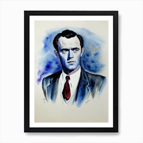 Henry Fonda In The Grapes Of Wrath Watercolor Art Print