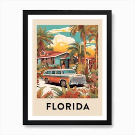 Vintage Travel Poster Florida 7 Art Print