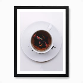 A Cup of Koi Tea, Fish  Art Print