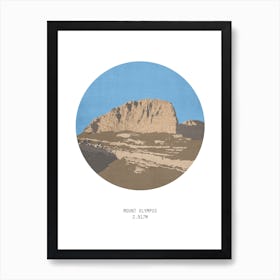 Mount Olympus Greece Mountain Art Print