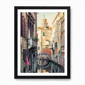 Canal Reflection Art Print