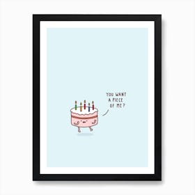 Cake Art Print