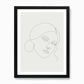 Portrait Of A Woman Art Print