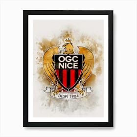 Ogc Nice Brokem Glass Watercolor Art Print