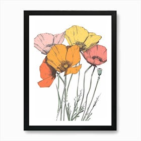 Poppies 134 Art Print