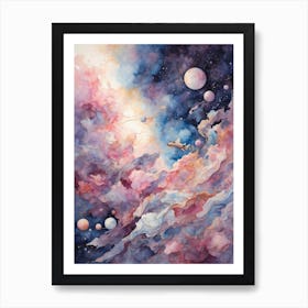 Space Painting Poster