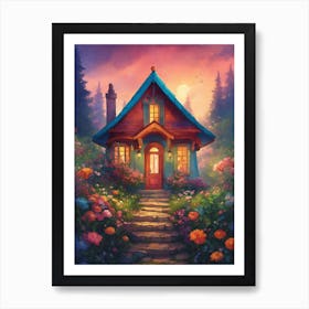 Fairytale House Art Print