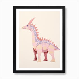 Nursery Dinosaur Art Kentrosaurus 2 Art Print