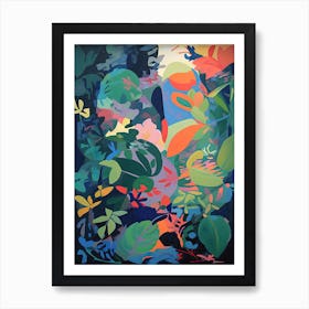 Lotusland Garden Usa Painting 5 Art Print