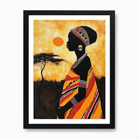 Boho Chronicles |The African Woman Series Art Print