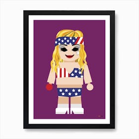 Toy Lady Gaga Art Print