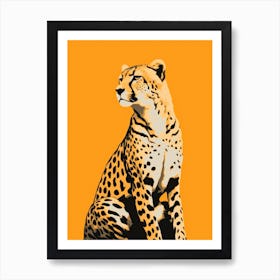 Cheetah Canvas Art Art Print