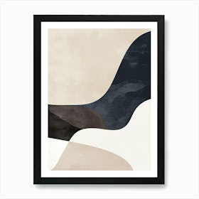 Gentle Drift Minimalist Style Art Print