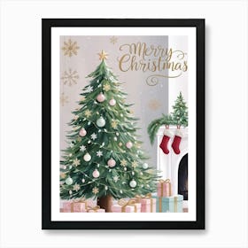 Merry Christmas 4 Art Print