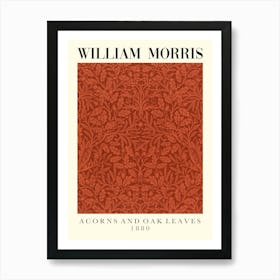 William Morris Acorns And Oak Leaves Art Print