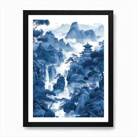 Fantastic Chinese Landscape 9 Art Print