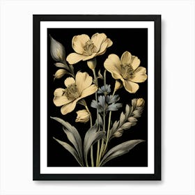 Yellow Flowers Art Print