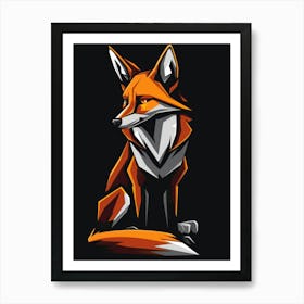 Fox Illustration 1 Art Print