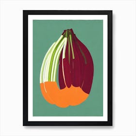 Celery Root Bold Graphic vegetable Art Print