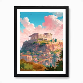 Acropolis Athens Greece Art Print