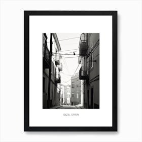 Poster Of Lisbon, Portugal, Photography In Black And White 3 Art Print