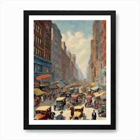 New York City Street Scene 14 Art Print