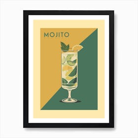 Mojito Cocktail Cocktail Art Print