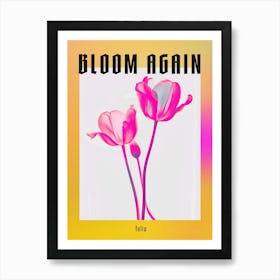 Hot Pink Tulip 2 Poster Art Print