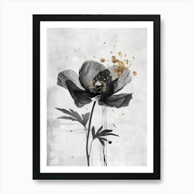 Black And Gold Canvas Print 22 Art Print