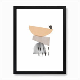 Abstract Shapes Nordic Art Print