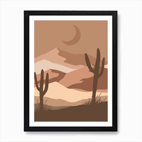 Desert Landscape 1 Art Print