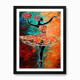 Glass Ballerina 4 Art Print