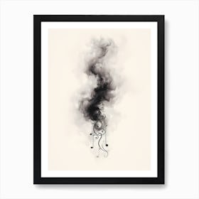 Smoke And Music Art Print