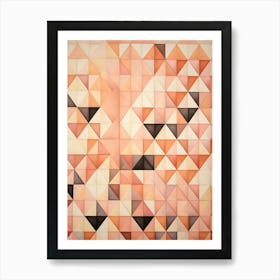 Geometric Pattern Illustration 21 Art Print