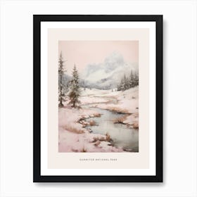 Dreamy Winter National Park Poster  Durmitor National Park Montenegro 1 Art Print