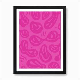 Pink Core Melted Happiness Art Print