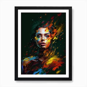 Abstract Painting Mae Art Print